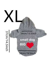 1 件秋冬季宠物休闲运动衫，适合泰迪、小型犬、猫、比熊犬、柯基犬幼犬（多色） - 灰色 - 查看 11