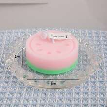 多色独立西瓜水果香薰蜡烛，圣诞创意蜡烛礼物，INS 风格家居装饰香薰蜡烛，婚礼装饰香薰蜡烛，房间装饰，礼物 - 彩色 - 查看 4