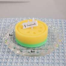 多色独立西瓜水果香薰蜡烛，圣诞创意蜡烛礼物，INS 风格家居装饰香薰蜡烛，婚礼装饰香薰蜡烛，房间装饰，礼物 - 彩色 - 查看 3