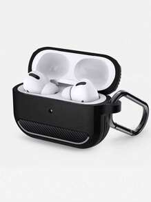 硅胶磨砂软壳，适用于 Apple 第三代无线蓝牙耳机 - 黑色 - 查看 1