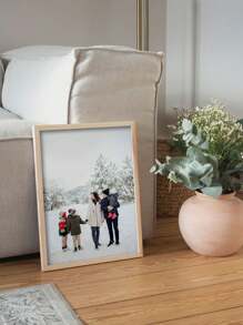 1张定制无框海报，个性化生日礼物艺术照片，卧室、客厅、走廊的理想礼物，墙面艺术，墙面装饰，冬季装饰，房间装饰，情人节，情人节装饰礼物 - 彩色 - 查看 4