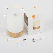 RGB 台灯，运动传感器床头灯，电池寿命长，适用于客厅、卧室、入口、浴室、婴儿房等场景 - 白色 - 查看 7