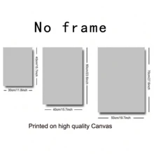 1 tấm áp phích in nghệ thuật trên vải canvas không khung, nghệ thuật treo tường chất lượng cao dùng để trang trí nhà cửa, phòng khách, phòng tắm, phòng ngủ, nhà bếp - Nhiều màu - Xem 9