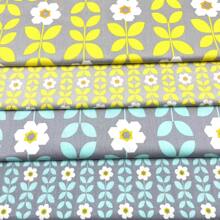 4 件预裁拼布面料套装，适用于缝纫、绗缝和手工制作 - 50x50cm - 查看 12