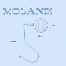 1 件莫兰迪色学生书桌挂钩书包挂钩，防损粘性壁挂挂钩，适用于教室 - 多色 - 查看 6