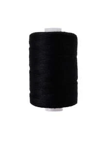 Juego de 1/2/4 piezas de 300m de hilo de coser de poliéster, fuerte y duradero, en negro y blanco para máquinas y costura a mano - en blanco y negro - Ver 14