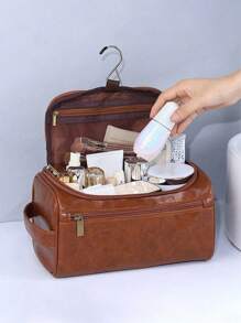 Dostosowana spersonalizowana haftowana duża pojemność wodoodporna damska kosmetyczka kosmetyki łazienka torba do golenia męska podróż biznesowa torebka dojazdy podróżne przenośne przechowywanie kosmetyki kosmetyczka