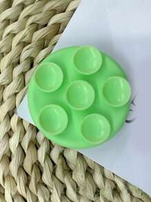 6pcs Round Shaped Silicone Suction Phone Holder Rings, Retractable Foldable Cute Portable Multi-Function Phone Stand - Multicolor - View 12