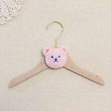 1 móc treo quần áo bằng gỗ cho bé, móc treo quần áo bằng gỗ cho bé trang trí phòng sáng tạo tự làm, lưu trữ phơi quần áo cho trẻ em, móc treo quần áo bằng gỗ cao cấp, móc treo quần bằng gỗ nguyên khối tự nhiên mịn - Nhiều màu - Xem 14