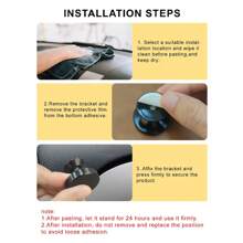 2pcs/Set Alloy Magnetic Car Phone Holder, Universal Dashboard Car Phone Mount, 360° Rotation, Compatible With IPhone, Etc, Black & Silver
