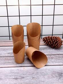 15 chiếc/bộ, cốc nghiêng, cốc chiên, cốc chiên giấy, đĩa đựng đồ ăn nhẹ, hộp đựng bánh nướng xốp bằng giấy, dụng cụ làm bánh tự làm, cốc đa chức năng, thích hợp cho gia đình và ngoài trời - Nhiều màu - Xem 7