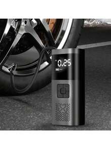 Compresor Portatil Bomba De Aire Eléctrica Llantas Aire Auto ,Bomba de inflado para automóvil, arranque de emergencia, máquina todo en, conveniente bomba de inflado, equipo de emergencia para automóvil - Multicolor - Ver 3