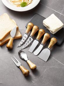 1pc Rosewood Butter Knife, Cheese Knife, Cream Knife, Bread Knife, Western Tableware Cutlery Set