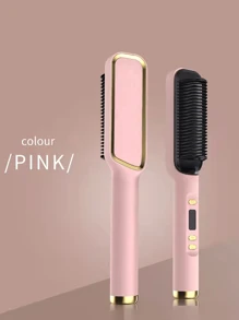 [European/US Standard] Electric Hair Straightener Brush, Flat Iron Tool, Creates Perfect And Smooth Hair Styling, Hair Styling Tool, Hair Styling Products And Accessories, Hairstylist Salon Beauty Travel Essential - EU C Type Plug(220-240V) - View 11