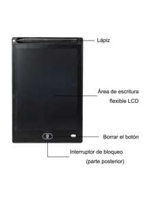 Tableta táctil LCD de 8.5 pulgadas para niños, pizarra digital para pintar y dibujar, ideal para practicar la escritura en casa, con función de borrado inteligente juguete de escritura reutilizable y borrable, pantalla de dibujo a color, aprendizaje divertido, excelente aliado para el aprendizaje en familia, regalo perfecto para cumpleaños y sorpresa navideña. - Multicolor - Ver 6