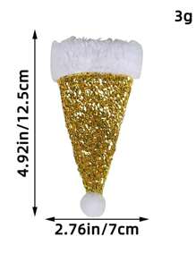 Bộ 6 món dao nĩa lấp lánh Giáng sinh sáng tạo, mũ Giáng sinh mini, dao nĩa trang trí để bàn, đạo cụ trang trí Giáng sinh, quà tặng tốt nhất, trang trí sinh nhật, trang trí nhà, trang trí Giáng sinh, trang trí phòng, mùa đông - Nhiều màu - Xem 18