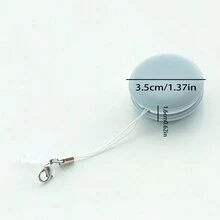 1pc Macaron 手机屏幕清洁 镜头清洁 鹿皮布 屏幕清洁工具挂件 - 彩色 - 查看 3