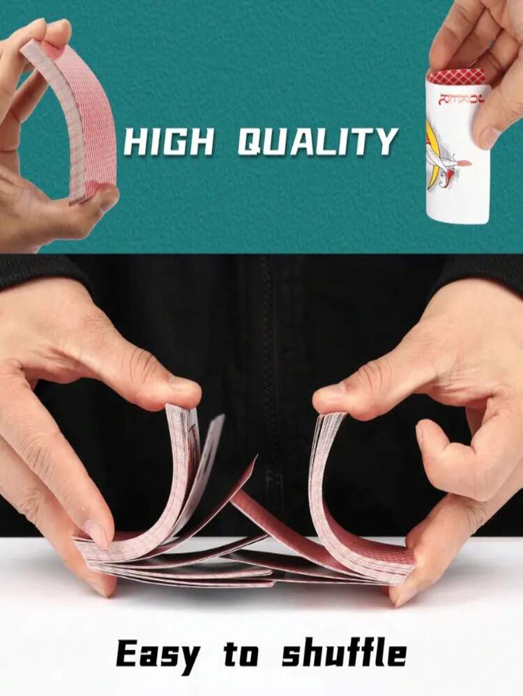 1/5/10 张扑克牌、德州扑克、魔术牌、万圣节圣诞节复活节生日派对游戏道具 - 彩色 - 查看 6