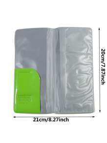 1PC Multi Slot Passport Bag Multifunctional Cover Protective Cover ID Holder Bag Mini Wallet Card Wallet Passport Holder For Women For Men Wallet Purse Wallet - Multicolor - View 12