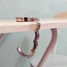 Móc treo có thể gập lại, móc cạnh bàn, móc bàn bằng kim loại, tiết kiệm sức lao động cho văn phòng, bàn học, tiện lợi khi đi du lịch - Nhiều màu - Xem 7