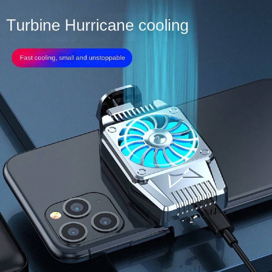 Mobile Phone BackClip Semiconductor Cooling Fan Radiator For Game