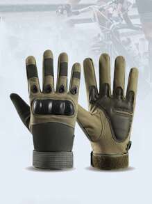 Gloves For Men, Touchscreen Motorcycle Gloves With Hard Shell & Palm Padding For Sports Motorcycle Cycling Airsoft Paintball Hunting Hiking Camping Climbing,Average Size,Winter Hand Warmers