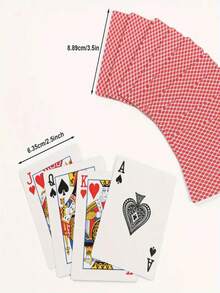 1/5/10 张扑克牌、德州扑克、魔术牌、万圣节圣诞节复活节生日派对游戏道具 - 彩色 - 查看 14