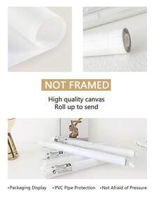 1PC Tranh Canvas Cổ Điển, Cô Gái Đọc Sách Tranh Sơn Dầu Trên Canvas Nghệ Thuật Treo Tường, Tranh Treo Tường Nghệ Thuật Cho Phòng Tắm Phòng Ngủ Văn Phòng Phòng Khách Trang Trí Tường Nhà, Không Có Khung - Nhiều màu - Xem 6