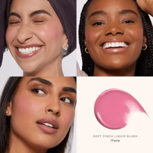 Rare Beauty by Selena Gomez Soft Pinch Dewy Liquid Blush Mini Size,Happy - Dewy Cool Pink ,Hope - Nude MauveLIMITED EDITION,(1.43ml/0.048fl.Oz ),(3.2ml/0.11fl.Oz ) - 0.11 Oz / 3.2 ML, Lightweight, Natural-Looking Flush For A Dewy Finish. Buildable, Long-Lasting Blush Perfect For On-The-Go Touch-Ups. Suitable For All Skin Tones.