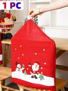 Vỏ bọc ghế Giáng sinh, Trang trí Giáng sinh, Vỏ bọc mũ ông già Noel Vỏ bọc lưng ghế Giáng sinh, Dùng cho phòng ăn Giáng sinh Nhà hàng Giáng sinh Trang trí tiệc lễ hội ngày lễ - Nhiều màu - Xem 16