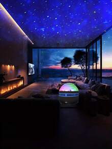 LED Aurora Night Light With Remote Control LED- Dimmable, Home Use, Polar Light Experience, Adjustable Color And Brightness - Q6 - View 3