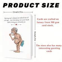 1 张圣诞贺卡，圣诞老人祝您圣诞快乐 - 彩色 - 查看 2