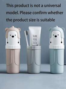 1 件套牙刷杯和漱口杯，防碎水杯，多功能便携式牙刷架，防摔设计，旅行和家居均可用作家居浴室装饰秋季装饰返校 - 彩色 - 查看 11