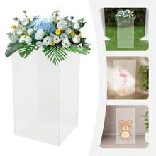 Acrylic Display Case Plush Dolls Models Storage Display Cases Boxes 11.81*11.81*23.62inch - Clear - View 8