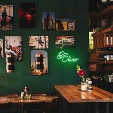 1 biển hiệu đèn Neon USB tùy chỉnh (Văn bản tùy chỉnh, Mũ denim màu hồng không thay đổi), Quà tặng Giáng sinh, Đồ trang trí đám cưới, Biển hiệu đèn Neon có tên, Quà tặng cá nhân hóa biển hiệu đèn Neon LED, Đồ trang trí phòng ngủ, Đồ trang trí nhà bằng đèn LED USB, Quà tặng sinh nhật, Đồ trang trí đèn chữ, Halloween, Lễ tạ ơn. - DY113-12in-4 chữ cái - Xem 5