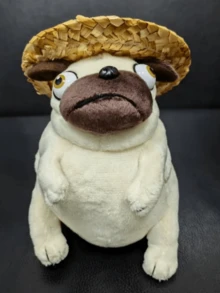 1pc 5.5 Inch Fat Dog Plush Toy, Suppleness Adorable Plush Pug Dog Stuffed Animal Christmas New Year Gift,Room Decoration - Multicolor - View 7