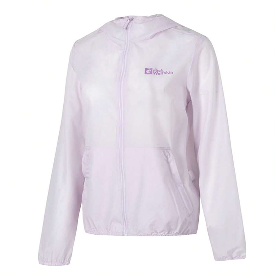 Jack Wolfskin Women's Lightweight Sun Protection Casual & Sports Jacket, Breathable - Mauve Purple - View 1