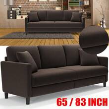 Teddy Velvet Sofa Modern Couch Love Seat Settee Room Apartment Office Couch - 51吋藍色 - 查看 9