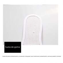 Zapatillas de skate con estampado de letra y dibujos animados con cordón delantero - Azul - Ver 5