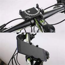 1 pièce Support de téléphone pour vélo en alliage d'aluminium, support de téléphone pour moto pour la navigation