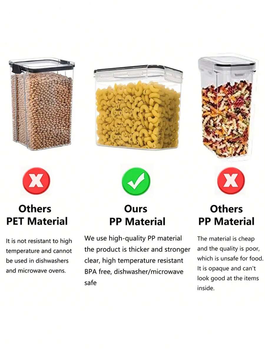 24pcs Airtight Food Storage Containers With Labels And Marker Keep