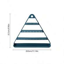 Hanging Wall Mounted Jewelry Organizer Rack For Necklaces, Bracelets, Earrings Display Stand, Jewelry Holder - White - View 2