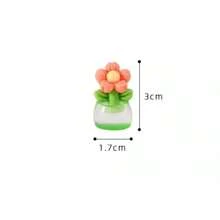 5 piezas Macetas mini lindas de colores aleatorios, accesorios de decoración para el salpicadero del coche - Unitalla - Ver 9
