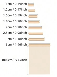 10米/卷多种宽度皮肤状/光滑边缘美线，背面带自粘性，用于翻新、边缘包裹、白色/黄色/绿色/蓝色/黑色/金色纯色背景装饰条，适用于墙壁裂缝、家具柜门、缝隙覆盖、边缘密封胶带、贴纸、墙贴花、用于家庭装饰的乙烯基贴花、春季装饰品让您的家焕然一新、节日装饰贴纸礼物生日毕业 - 彩色 - 查看 4