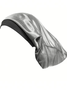 1pc Men's Sleep Cap, Soft Elastic Silk Satin Cap For Hair Protection And Styling