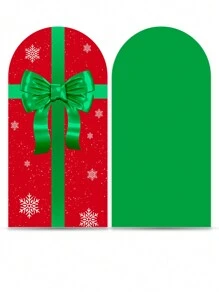 Roman Panel Cover Easy To Wear Sublimated Party And Birthday Decoration Various Themes Merry Christmas Red Gifts Blue Glitter - Bảng La Mã 2251 - Xem 1