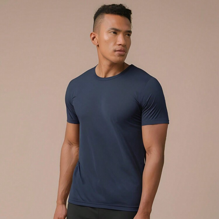 Men T-Shirts - BLACK AND RED - View 4