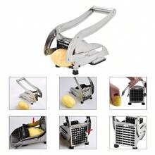 French Fry Cutters - Silver - View 4