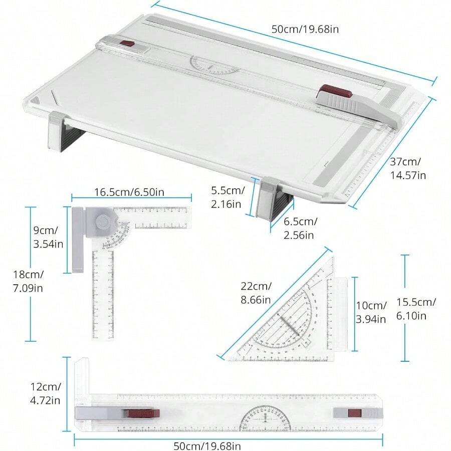 A3 Drawing Board Set, A3 Multifunctional Drawing Table With Adjustable
