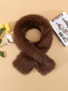 1 套时尚经典豹纹蓬松柔软蓬松户外保暖休闲便帽和围巾 - A - 查看 25